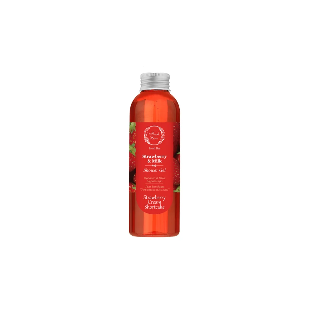 Fresh Line Strawberry & Milk Shower Gel 200ml