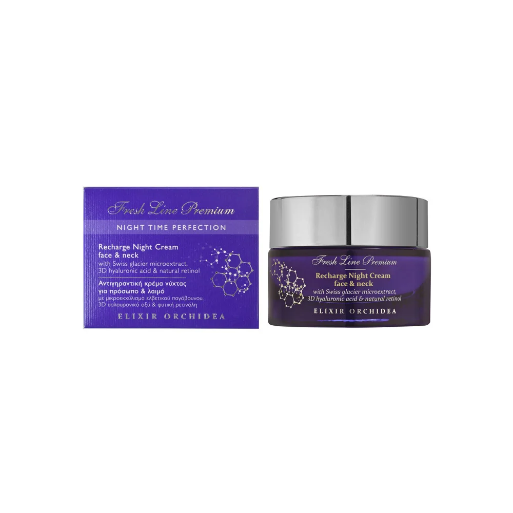 Fresh Line Elixir Orchidea Αντιγηραντική Κρέμα Νύχτας Για Πρόσωπο & Λαιμό 50ml