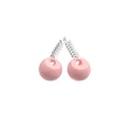 Invisibobble Original Twins Prima Ballerina Λαστιχάκι Μαλλιών Με Ροζ Τύλιγμα & Στροφή 1 τεμάχιο