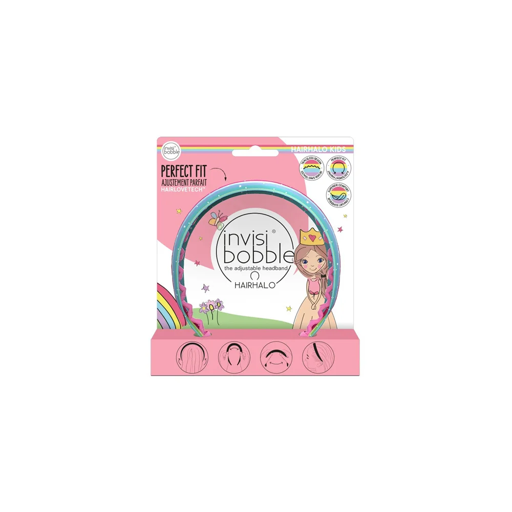 Invisibobble Kids Hairhalo Rainbow Crown Children's Hair Stick 1 piece