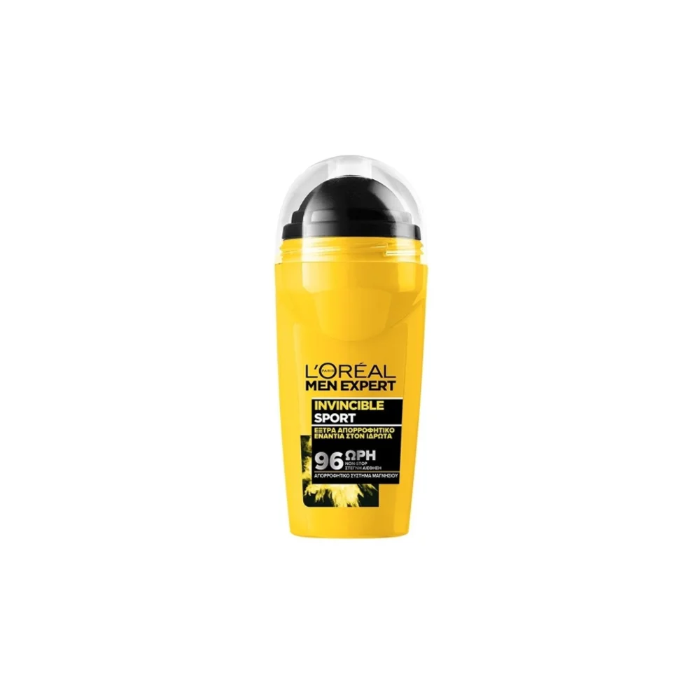L'Oreal Paris Men Expert Invincible Sport Roll On Deodorant With 96 hours Action 50ml