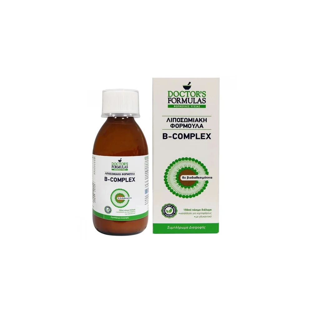 Doctor's Formula B Complex Λιποσωμιακή Φόρμουλα Με Βιταμίνες Του Συμπλέγματος B 150ml