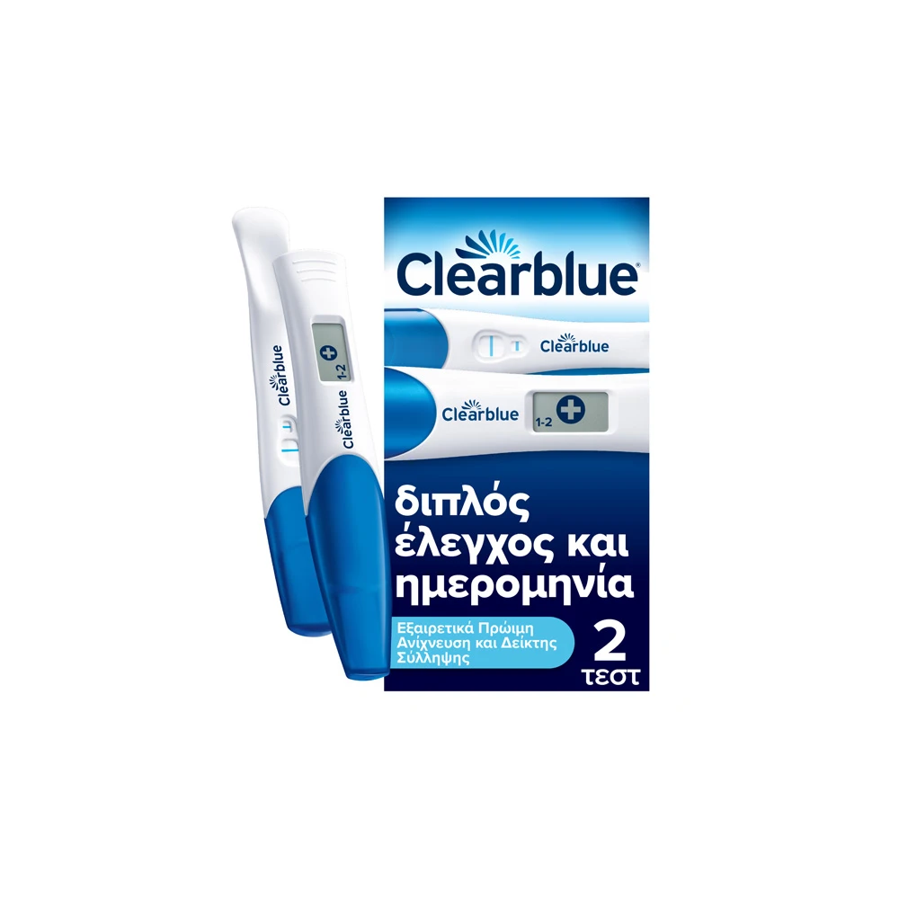 Clearblue Combo Pack Early Detection Triple Check Pregnancy Test 2 pieces
