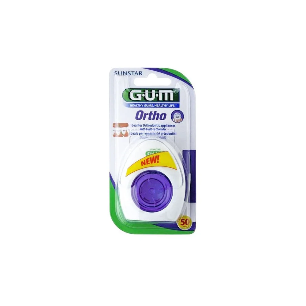 Gum Ortho Floss Dental Floss Suitable for Orthodontic Mechanisms 50 uses