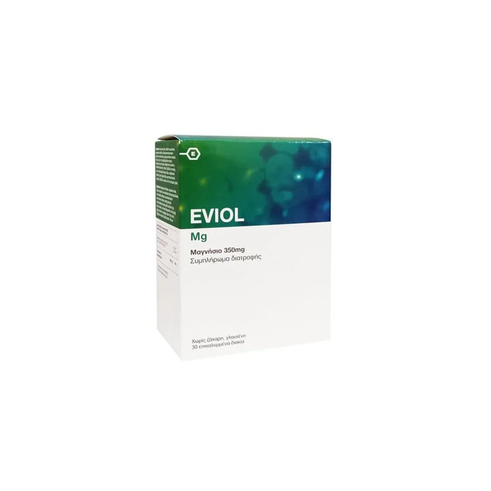 Eviol Magnesium Συμπλήρωμα Διατροφής Μαγνησίου 350mg 30 κάψουλες