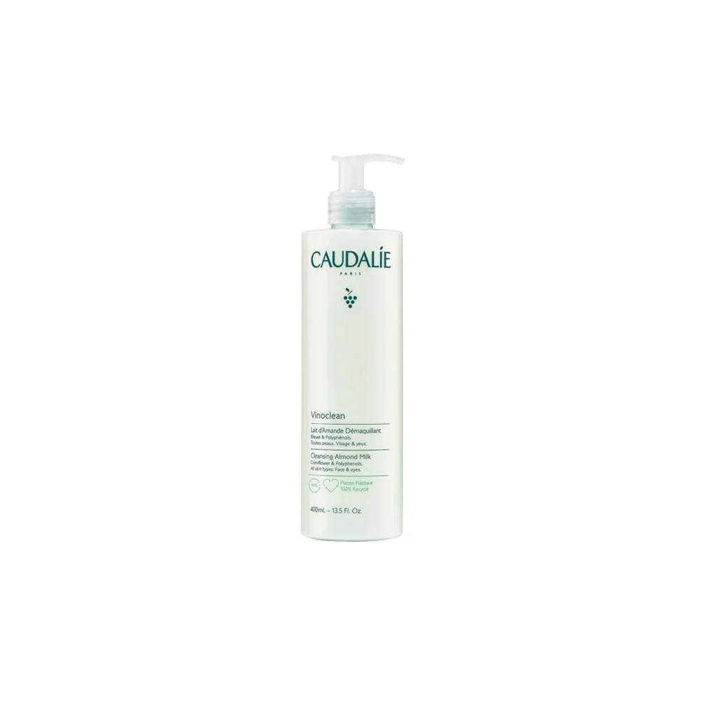 Caudalie Vinoclean Cleansing Almond Milk Γαλάκτωμα Καθαρισμού & Ντεμακιγιάζ Προσώπου 400ml