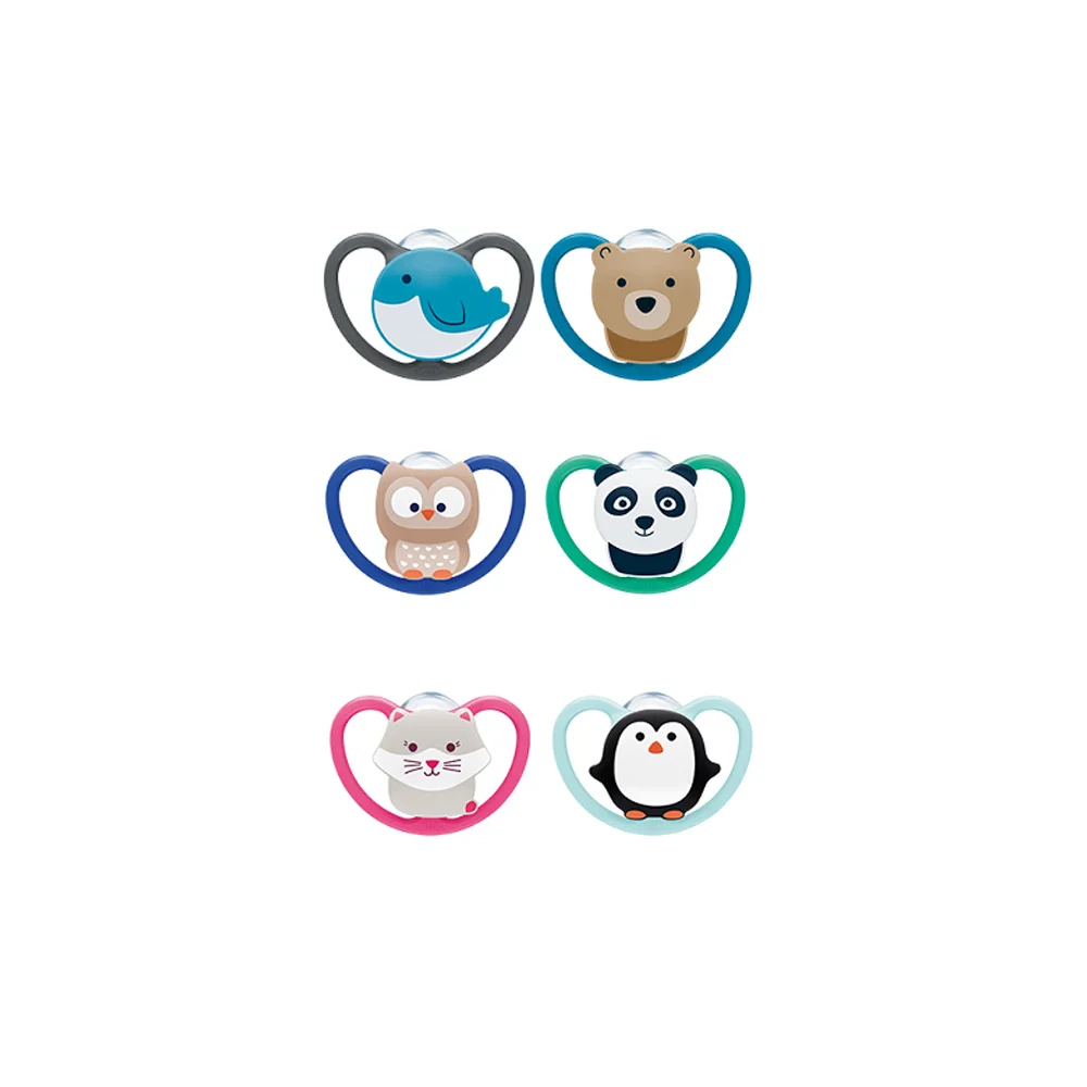 Nuk Space 6-18m Silicone Pacifier With Case 1 piece