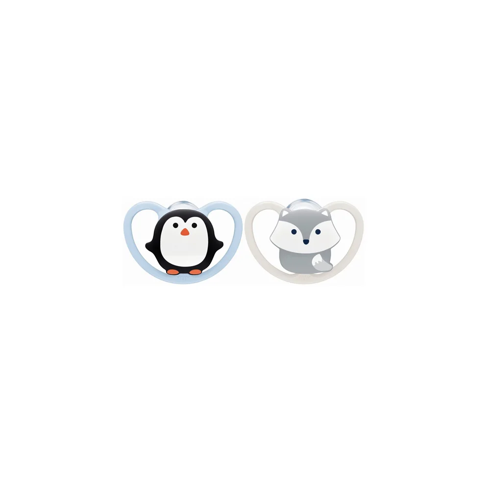 Nuk Space Silicone Pacifier Without Loop 0-6m 1 piece