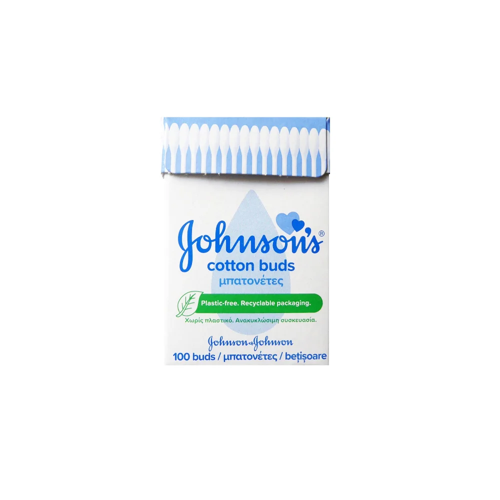 Johnson's Cotton Buds Cottons In Recyclable Package 100 pieces