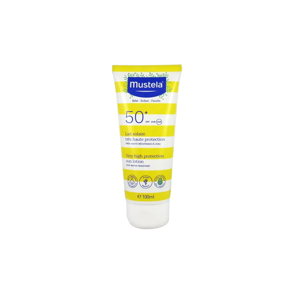 Mustela Sun Body Lotion SPF50+ Αντηλιακό Υψηλής Προστασίας Για Όλη Την Οικογένεια 100ml