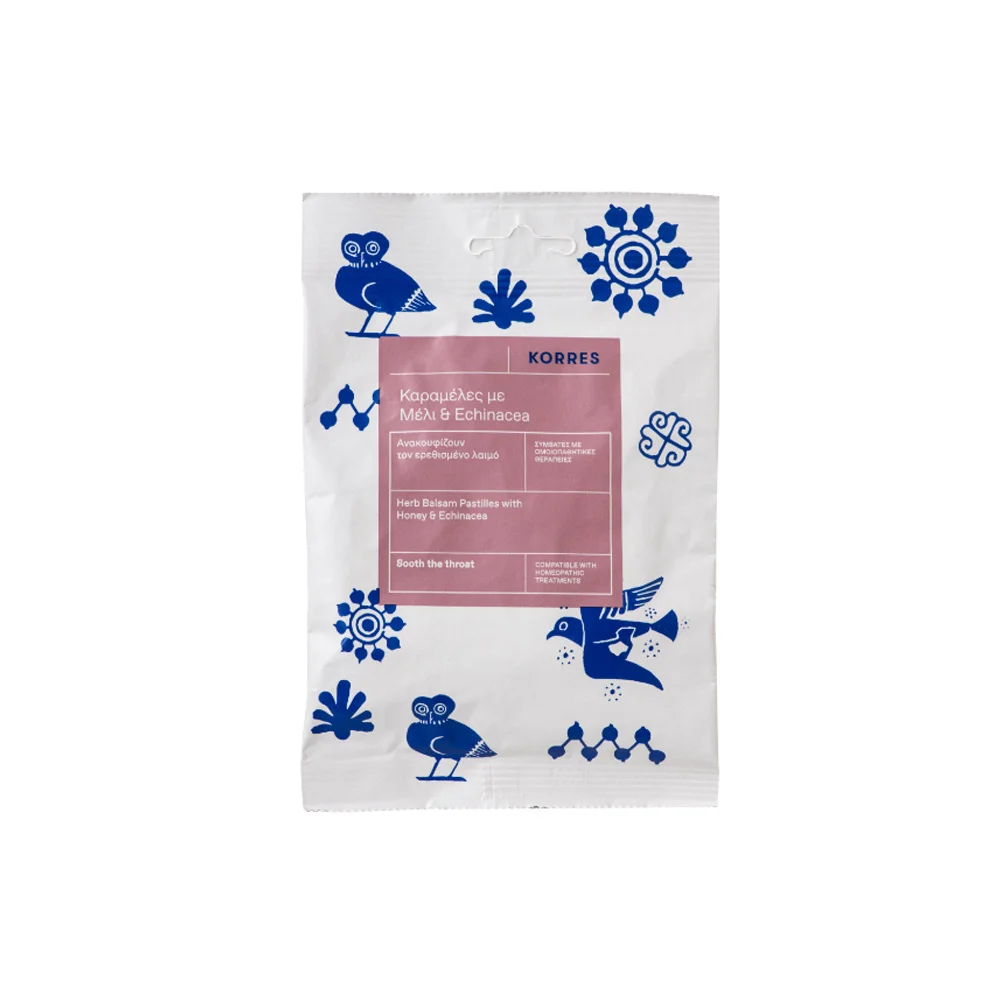 Korres Herb Balsam Pastilles With Honey & Echinacea 15 pastilles