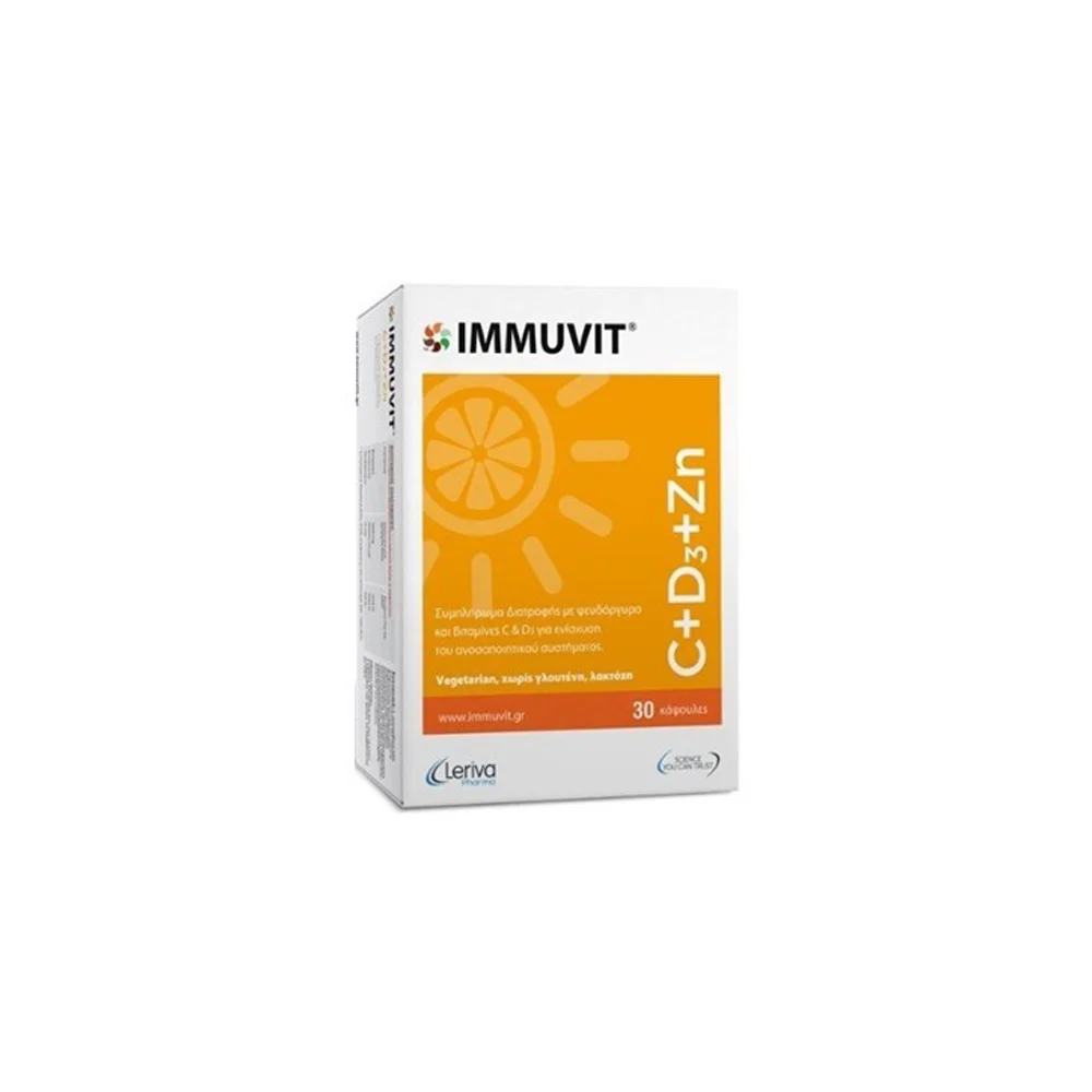 Leriva Immuvit C+D3+Zn 30 caps