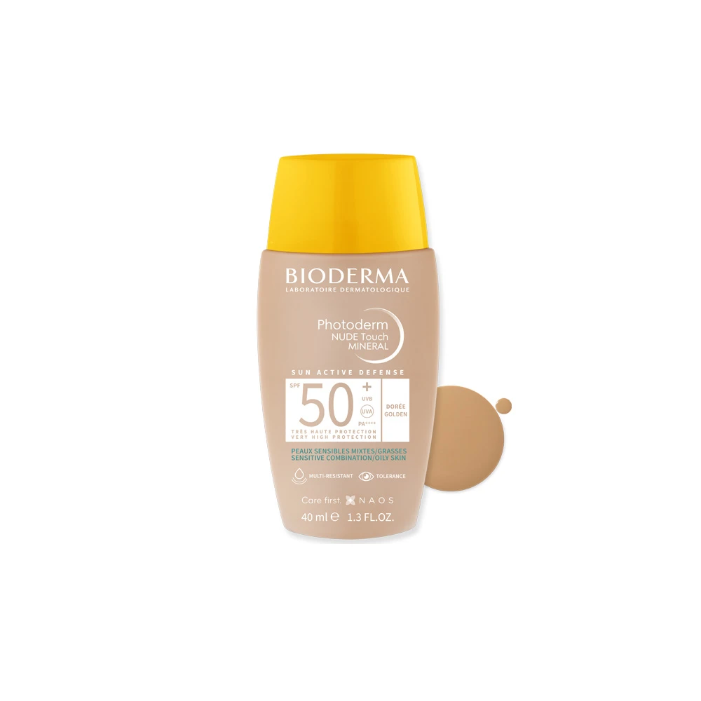 Bioderma Photoderm Nude Touch Mineral SPF50+ Doree 40ml
