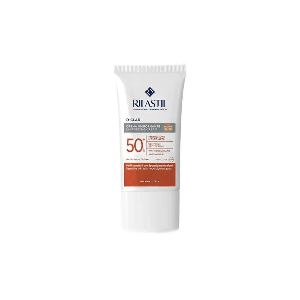 Rilastil D Clar Uniforming Crean SPF50 + Sunscreen With Color 40ml