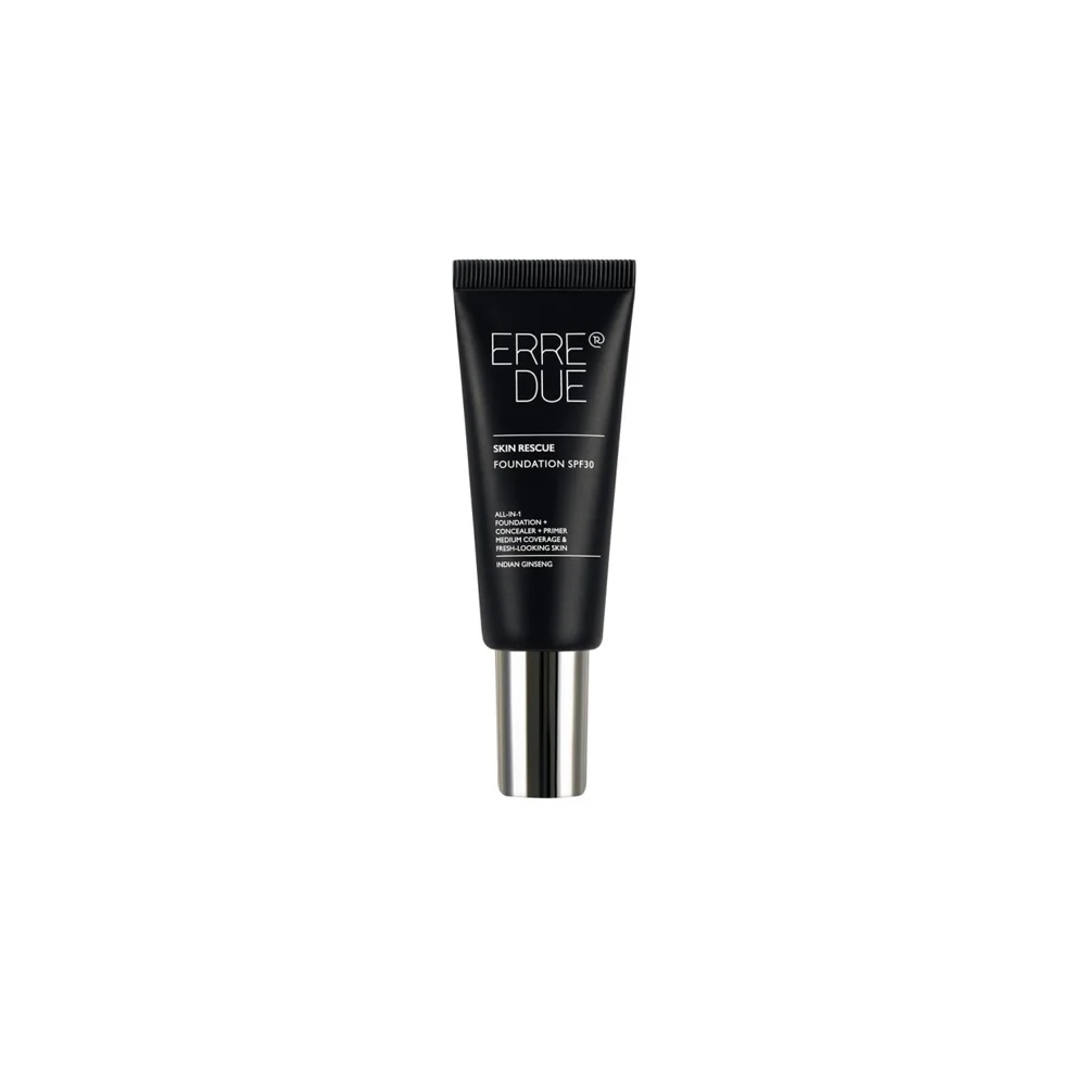 Erre Due Skin Rescue Foundation SPF30 803 Rich Ginger Creamy Foundation Concealer And Primer 30ml