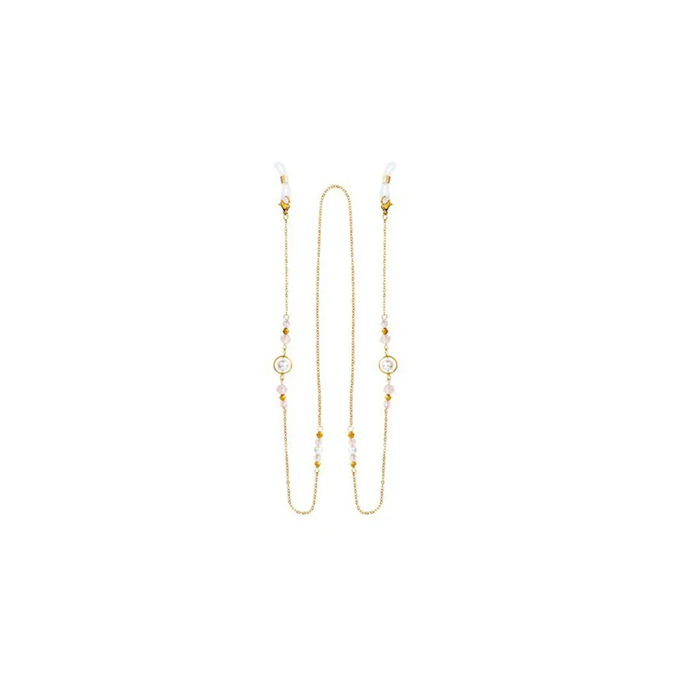 Medisei Dalee Pink Stones Glass Chain 1 piece