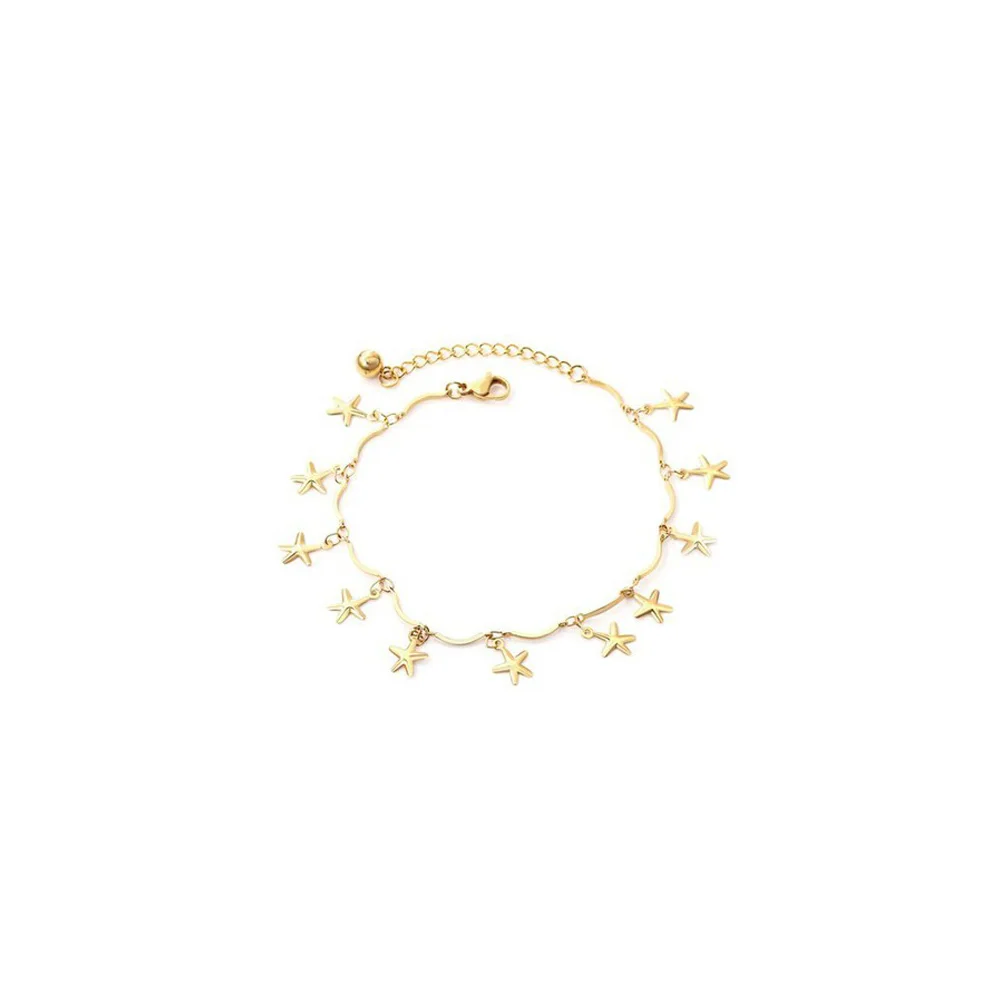 Medisei Dalee Stainless Steel Starfish Foot Chain 1 piece