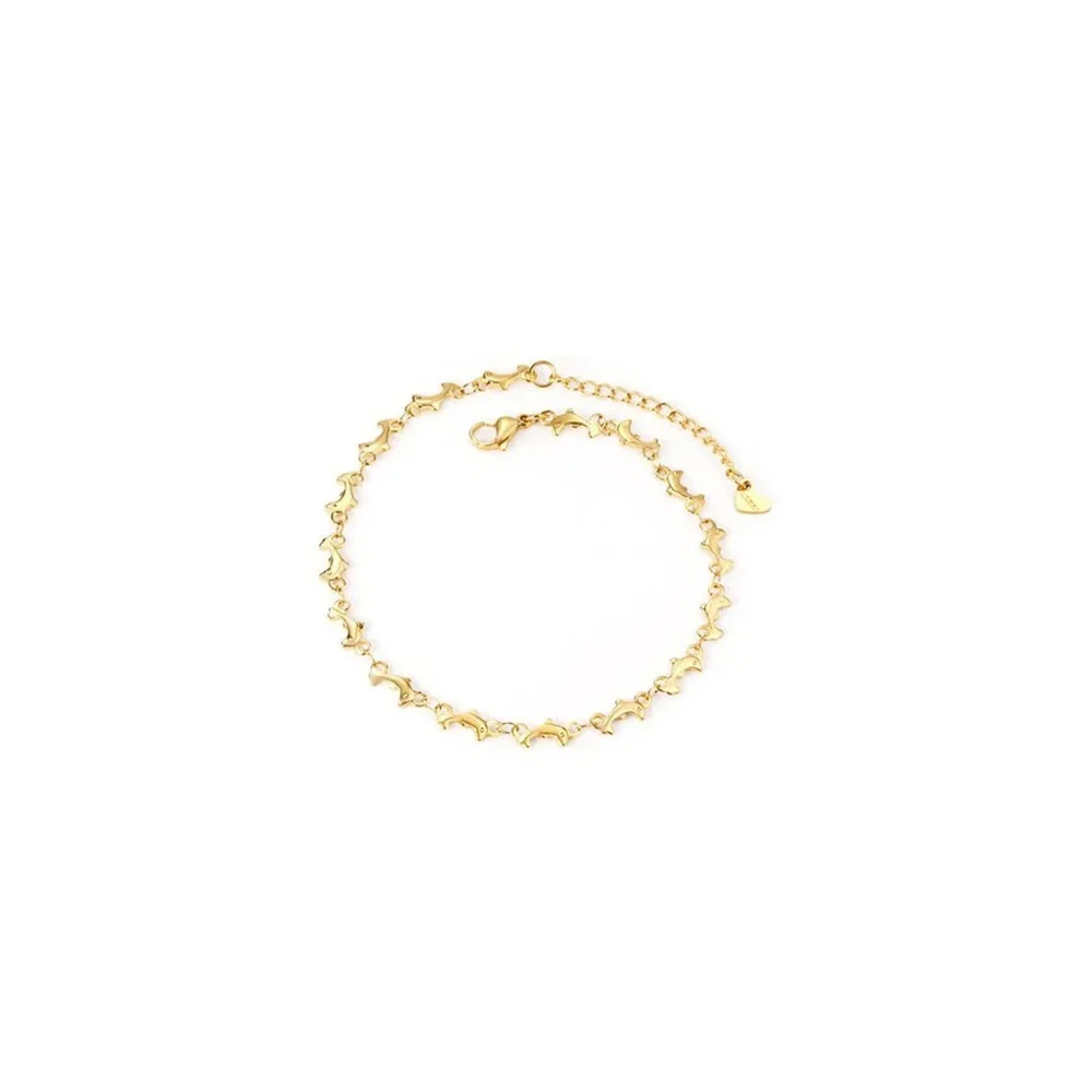 Medisei Dalee Stainless Dolphins Foot Chain 1 piece