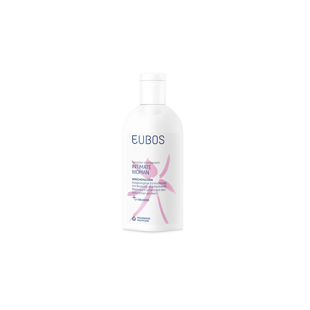 Eubos Intimate Woman Washing Emulsion Υγρό Καθαρισμού Για Την Ευαίσθητη Περιοχή 200ml