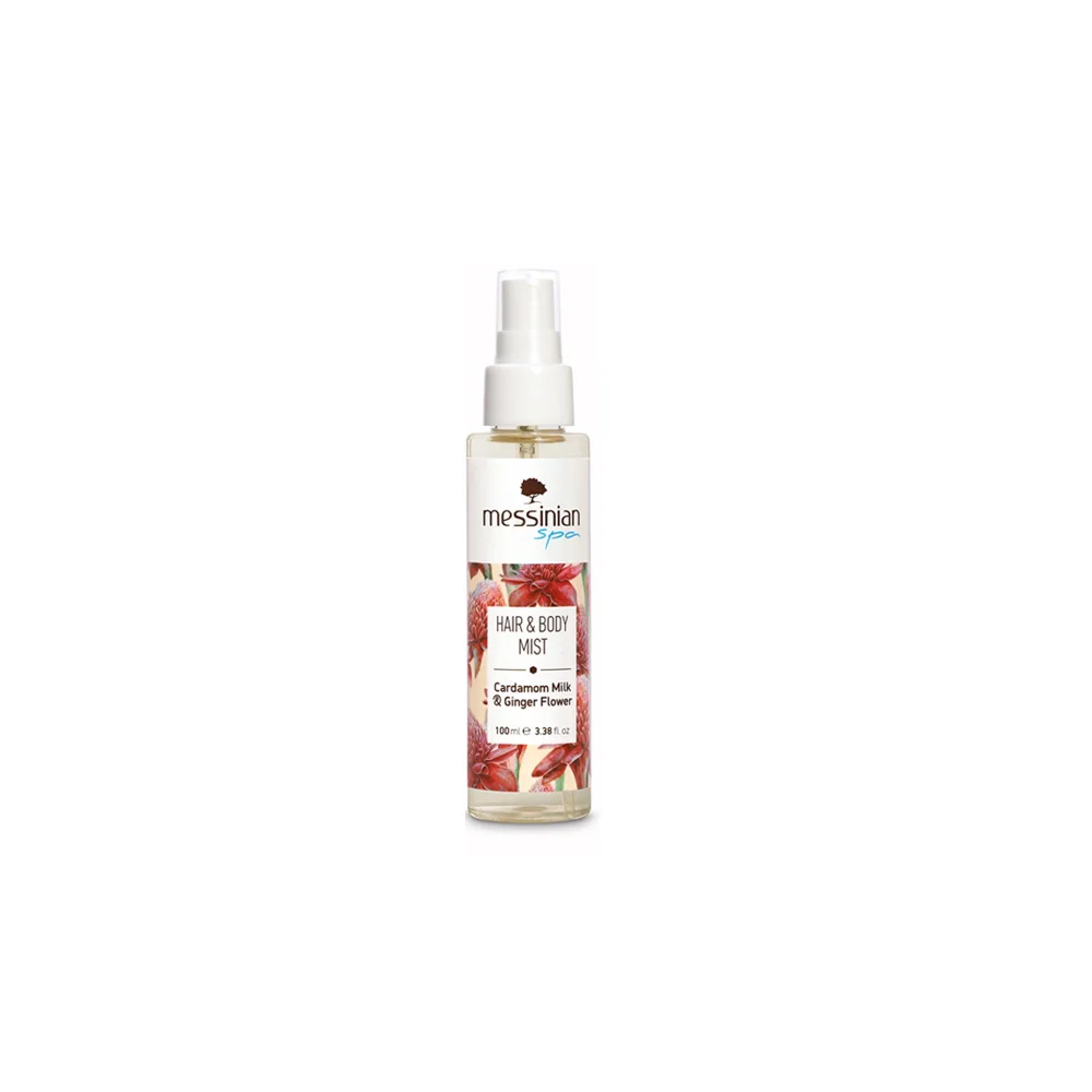 Messinian Spa Hair & Body Mist Cardamon Milk & Ginger Flower 100ml