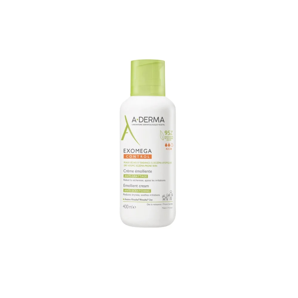 A-Derma Exomega Control Anti-Scratching Emollient Cream 400ml