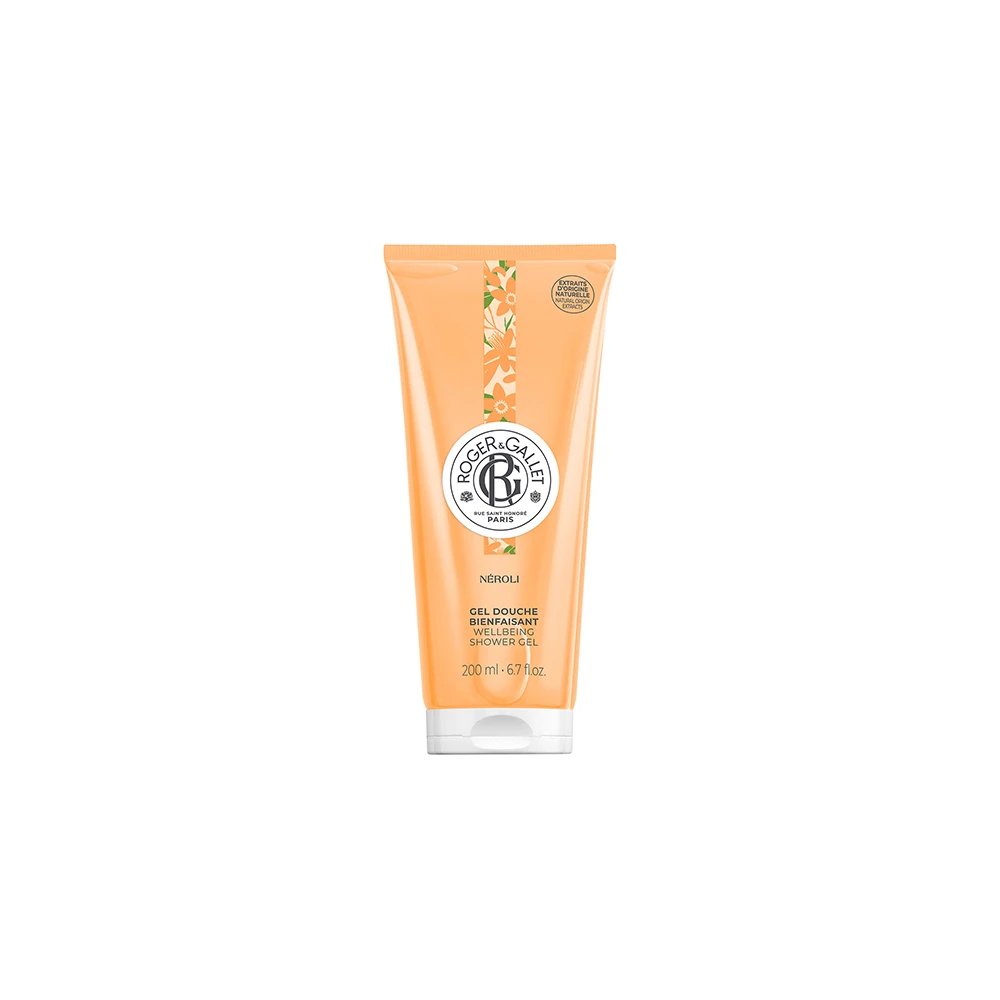 Roger & Gallet Neroli Wellbeing Shower Gel Ενυδατικό Αφρόλουτρο Gel Mε Άρωμα Νέρολι & Άνθους Πορτοκαλιάς 200ml