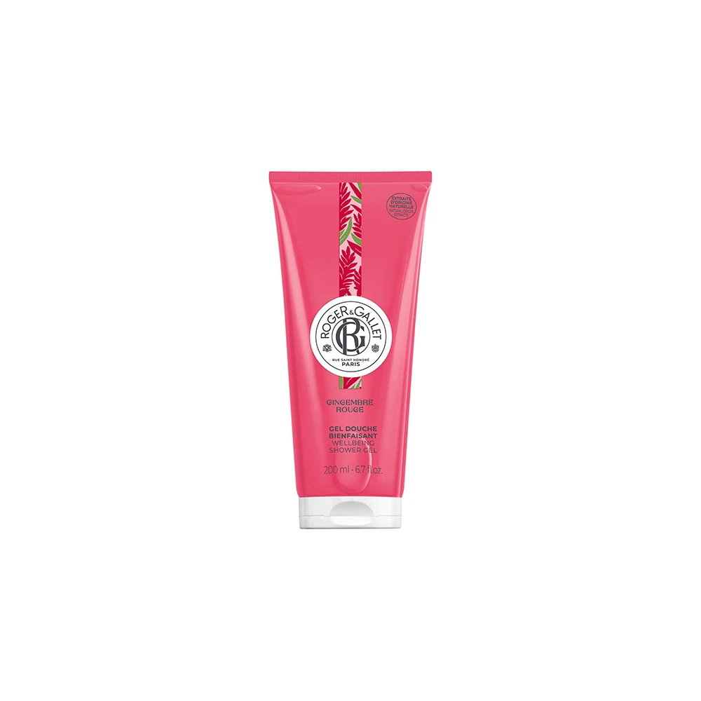 Roger & Gallet Gingembre Rouge Wellbeing Shower Gel Ενυδατικό Αφρόλουτρο Gel Mε Αλόε Βέρα & Άρωμα Τζίντζερ Ρόδι & Μανταρίνι 200ml