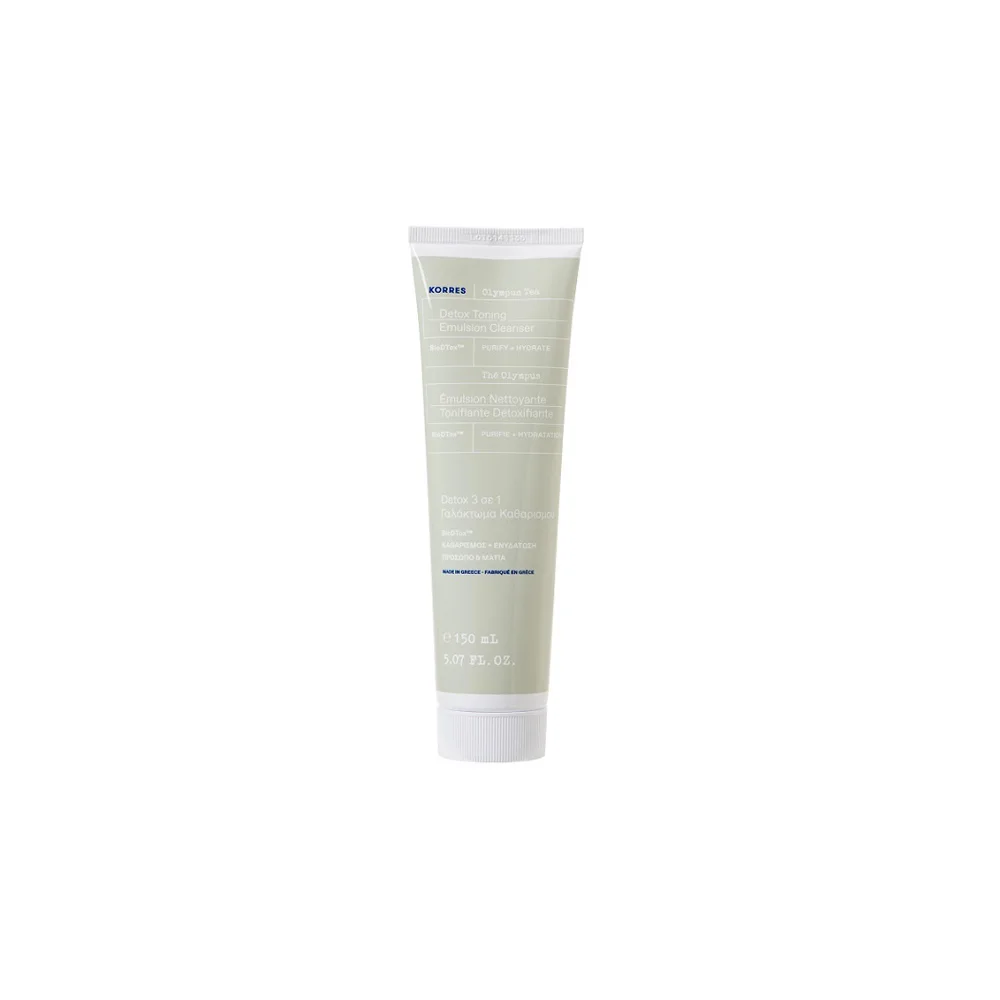 Korres Olympus Tea Detox Toning Emulsion Cleanser For Face & Eyes 150ml