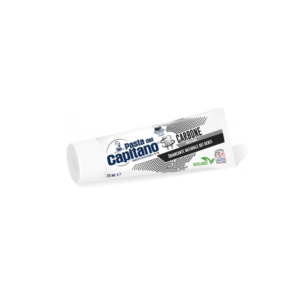 Pasta Del Capitano Οδοντόκρεμα Με Ενεργό Άνθρακα Μαύρη 75ml