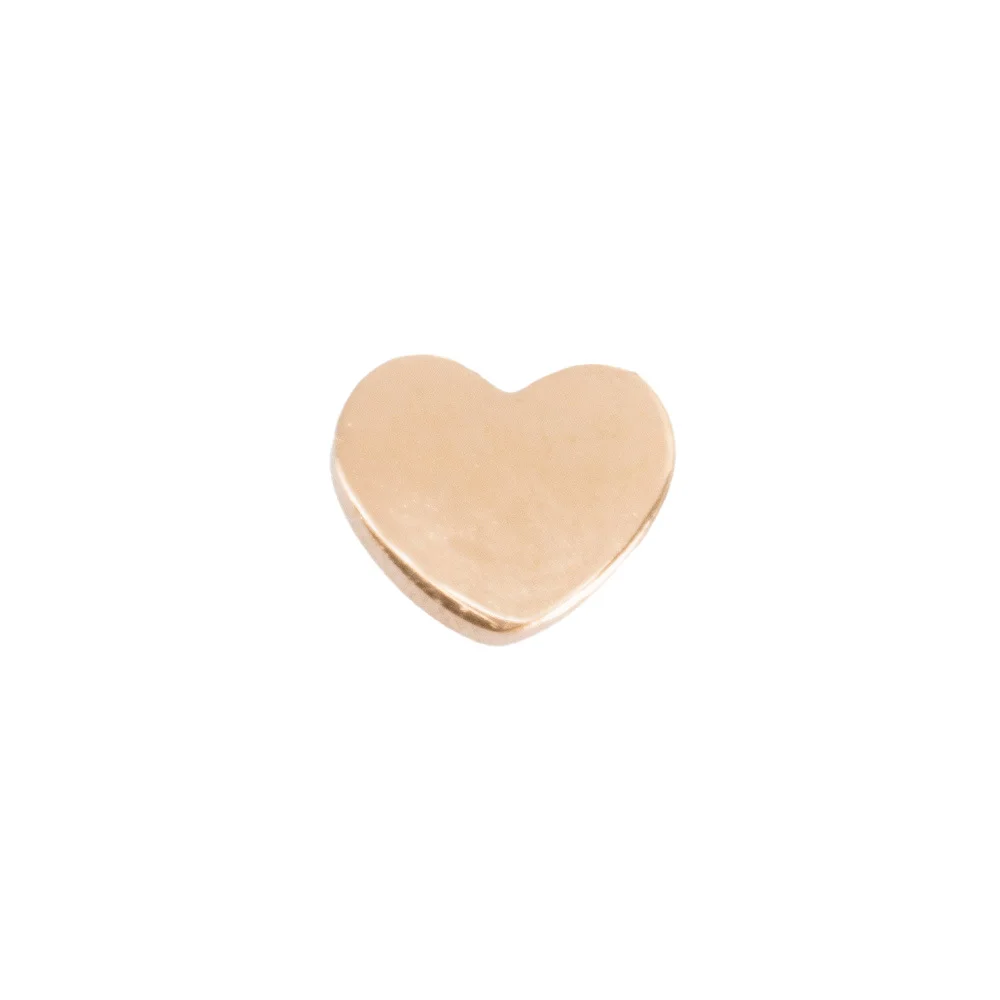 InoPlus Borghett Art 0798 Cuore Oro Rosa Stainless Steel Earring 1 pair