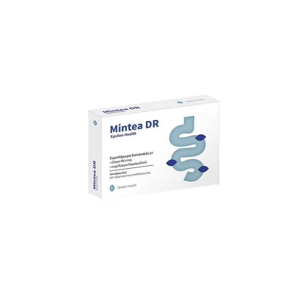 Epsilon Health Mintea DR Συμπλήρωμα Διατροφής Με Έλαιο Μέντας & Εκχύλισμα Χαμομηλιού Για Καταπράυνση Του Εντέρου 30 κάψουλες