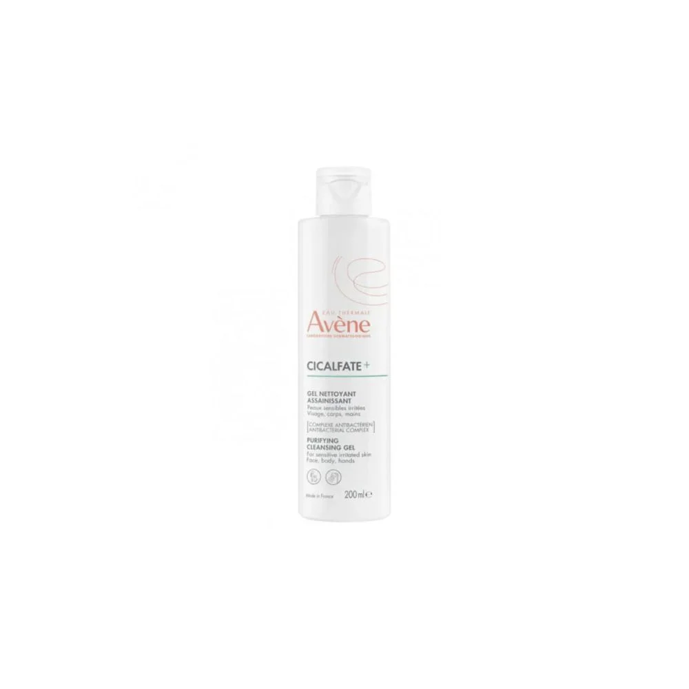 Avène Cicalfate+ Purifying Cleansing Gel For Sensitive Irritated Skin 200ml