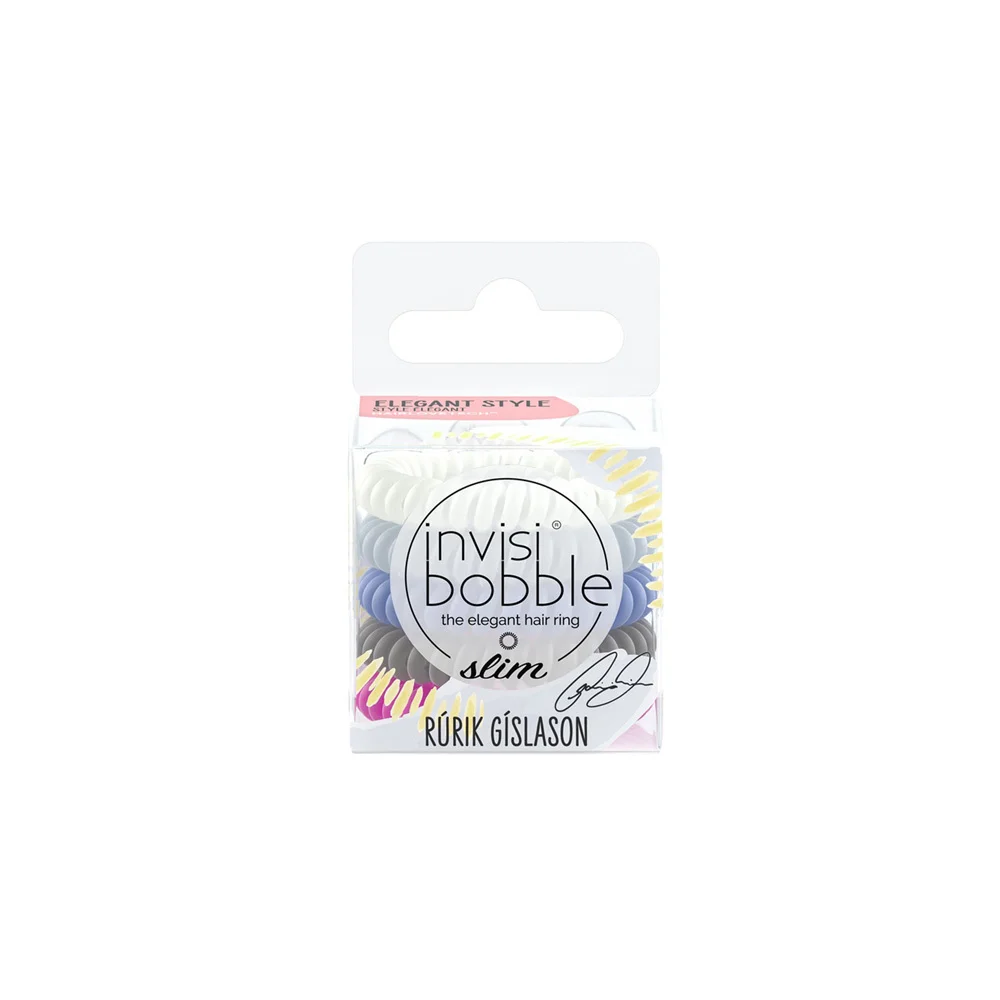 Invisibobble Slim Rurik Gislason Collection No Place Like Reykjavik Hair Ring 5 picies