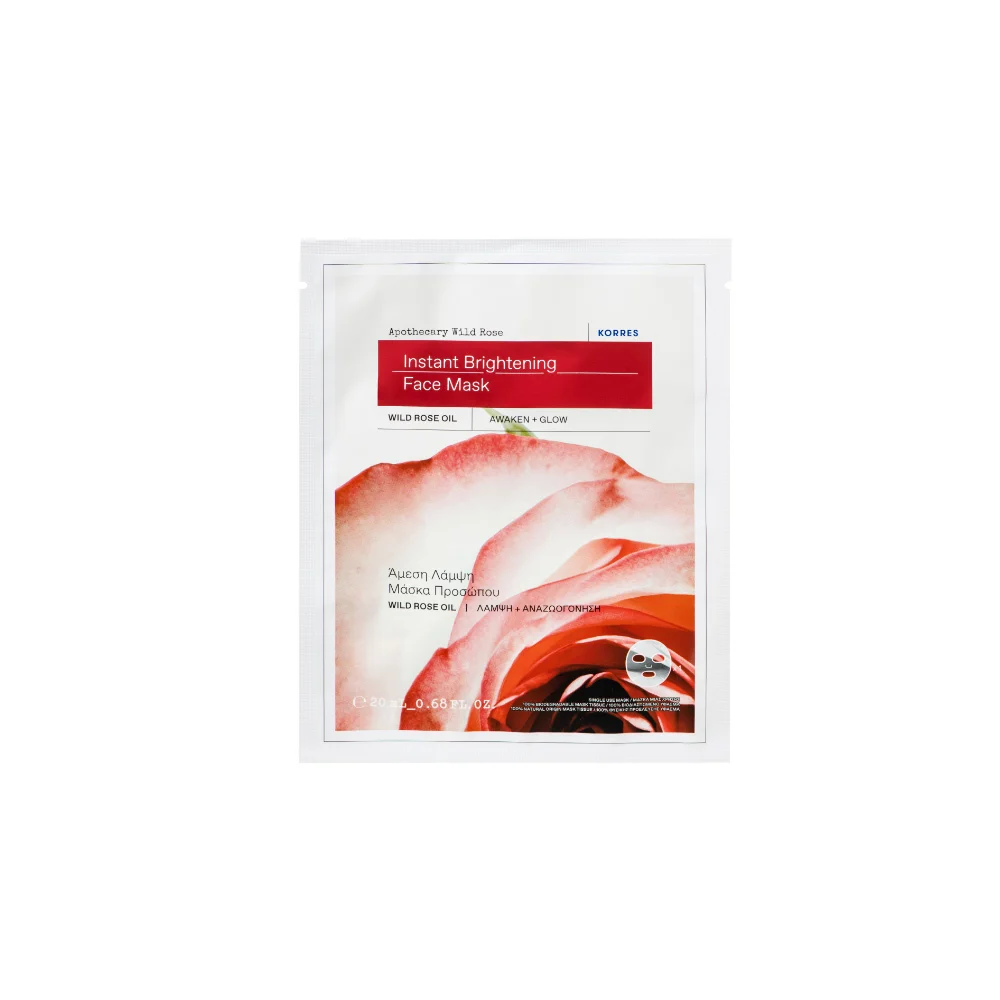 Korres Apothecary Wild Rose Instant Brightening Face Mask 20ml