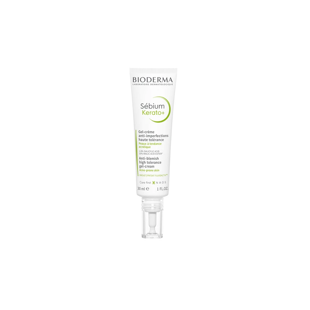 Bioderma Sebium Kerato+ Κρέμα Προσώπου Σε Μορφή Τζελ Για Επιδερμίδες Με Τάση Ακμής 30ml