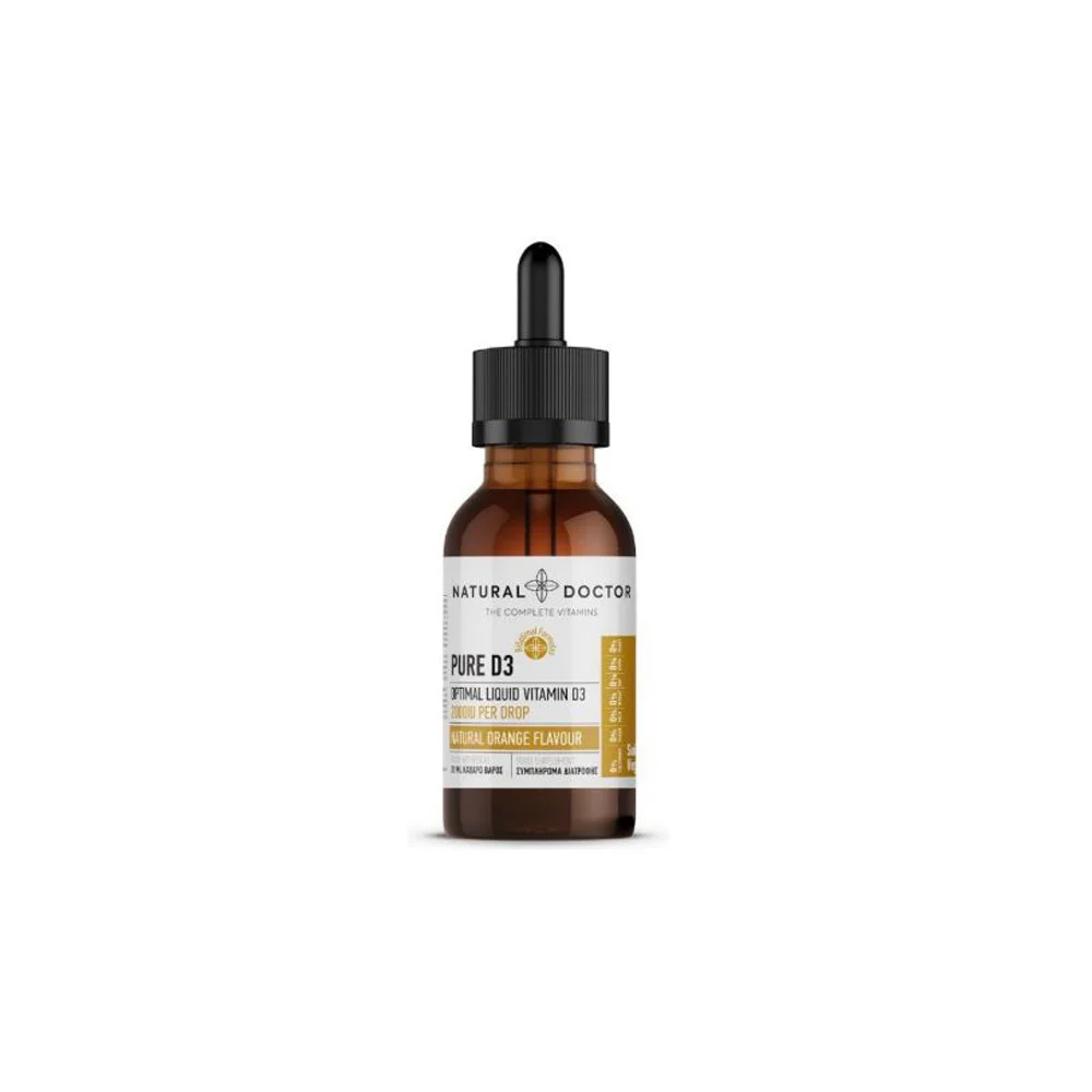 Natural Doctor Pure D3 Συμπλήρωμα Διατροφής Με Βιταμίνη D3 Σε Υγρή Μορφή 30ml