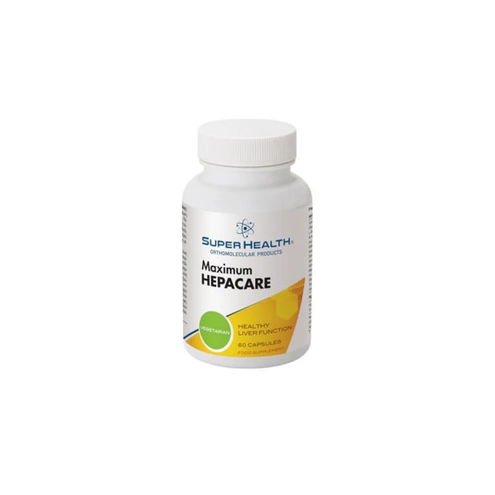 Super Health Maximum Hepacare Orthomolecular Formula For Liver & Gallbladder Detoxification 60 capsules