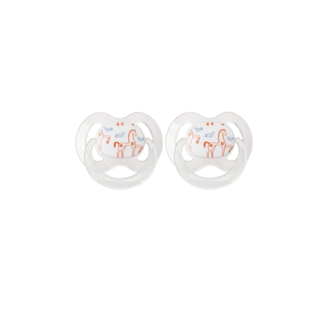 Korres 2 Silicone Soothers Agali 0-6m 2 pieces