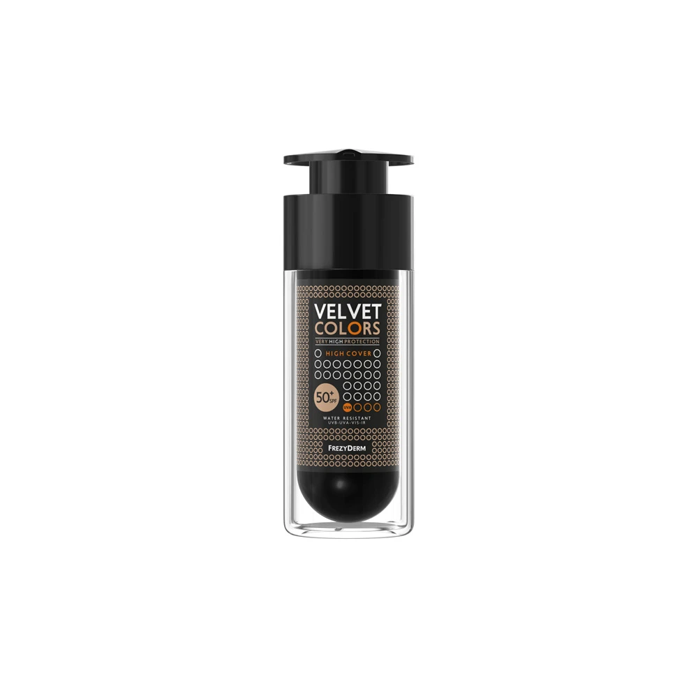 Frezyderm Velvet Colors High Cover Matte Full Coverage Foundation SPF50+ 30ml