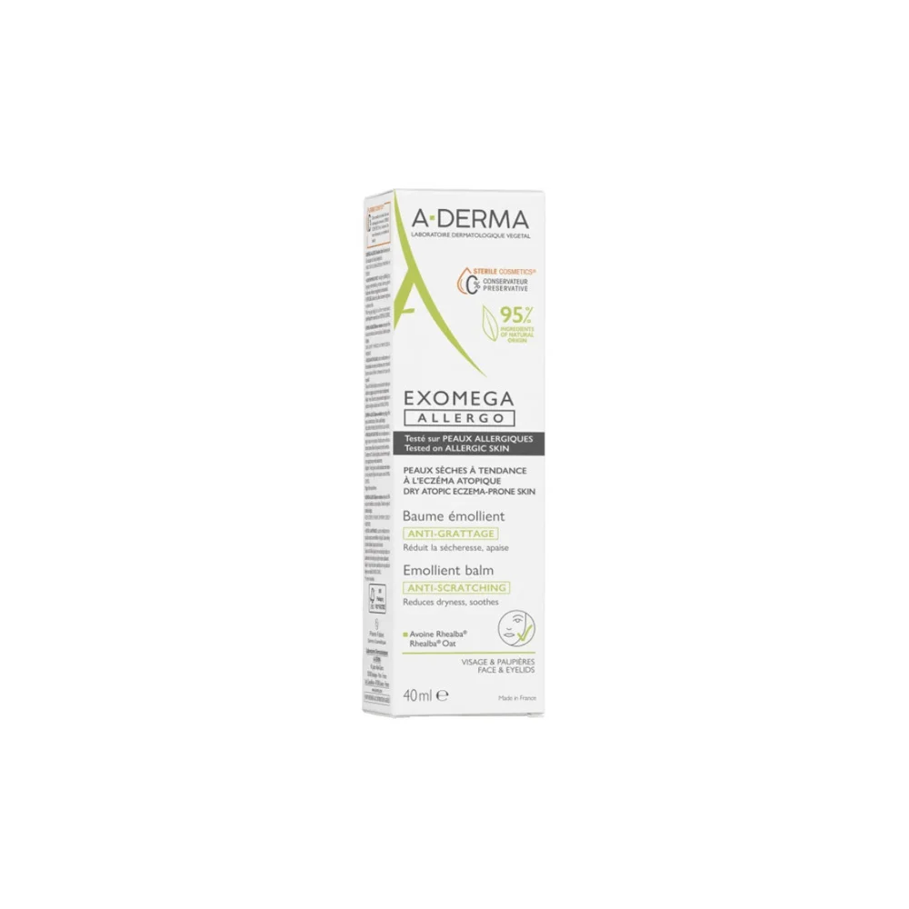 A-Derma Exomega Allergo Anti-Scratching Emollient Balm 40ml