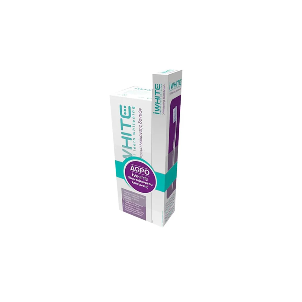 iWhite Promo Supreme Whitening Tooth Whitening Toothpaste 75ml & GIFT iWhite Whitening Toothbrush 1 piece