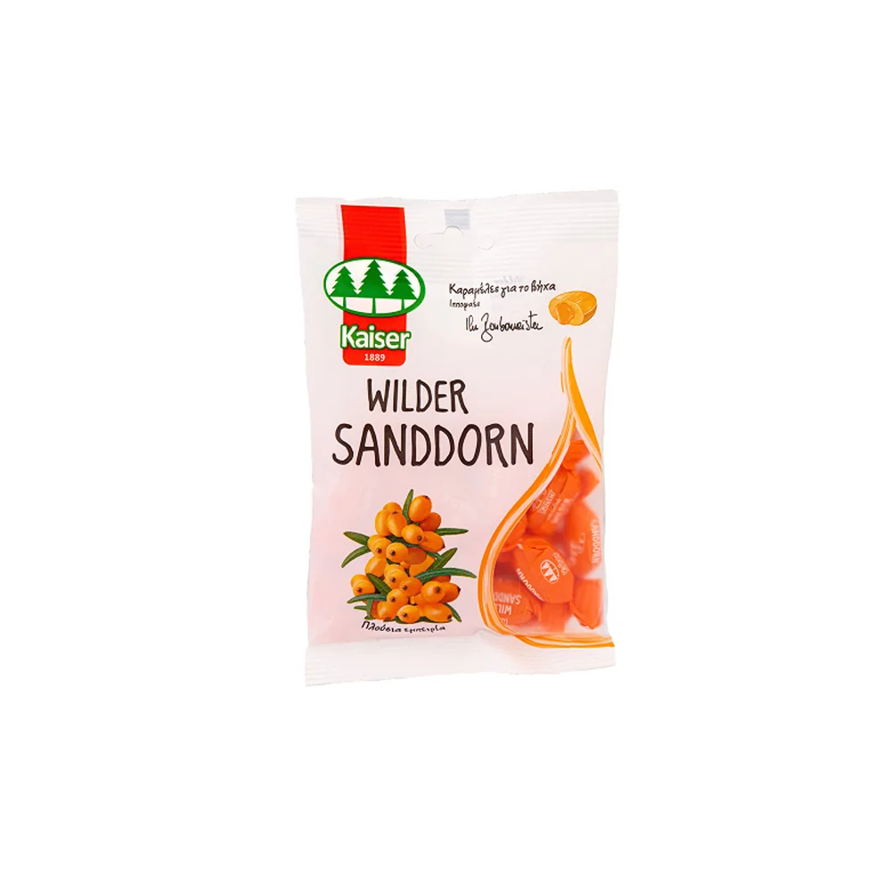 Kaiser Wilder Sanddorn Seahorse Caramels 60gr