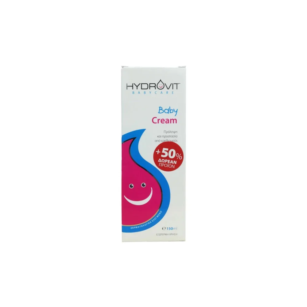 Hydrovit BabyCare Baby Cream Κρέμα Αλλαγής Πάνας 150ml