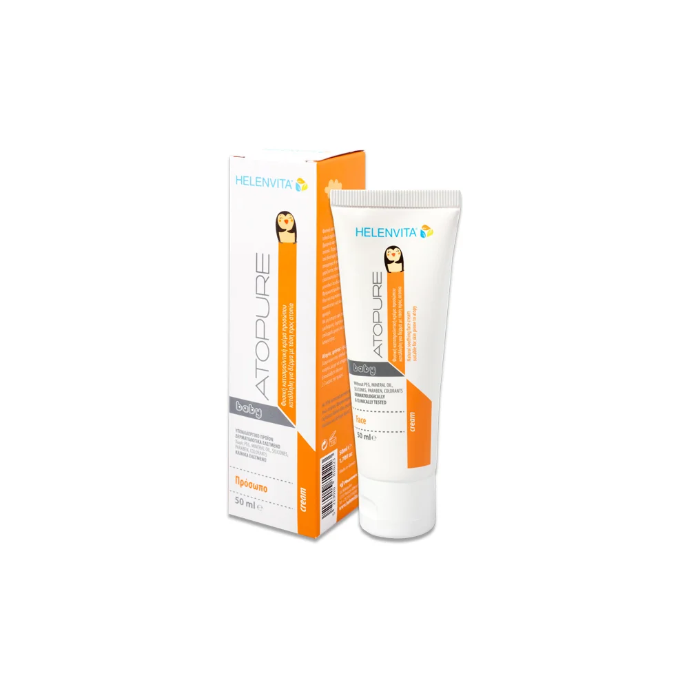 Helenvita Atopure Baby Soothing Face Cream For Baby Skin Prone To Atopy 50ml