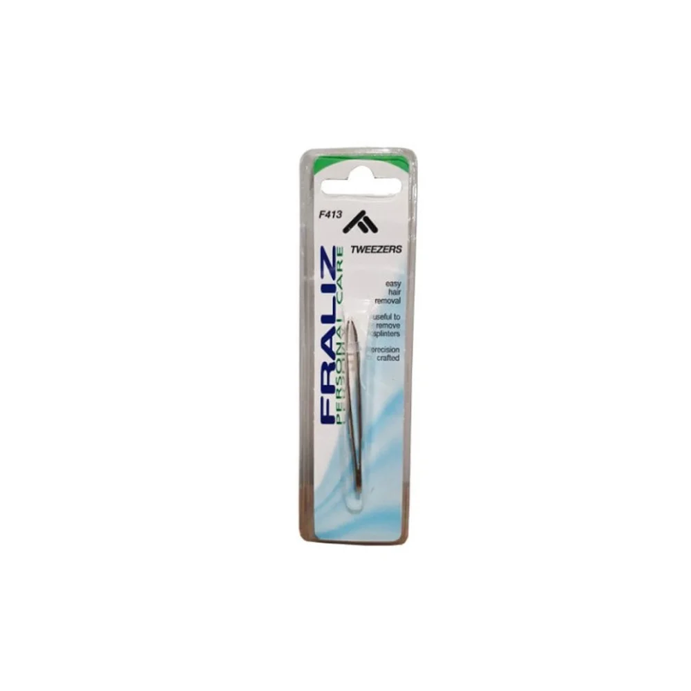 Fraliz F413 Tweezers Angled Tip Eyebrow Tweezers 1pc
