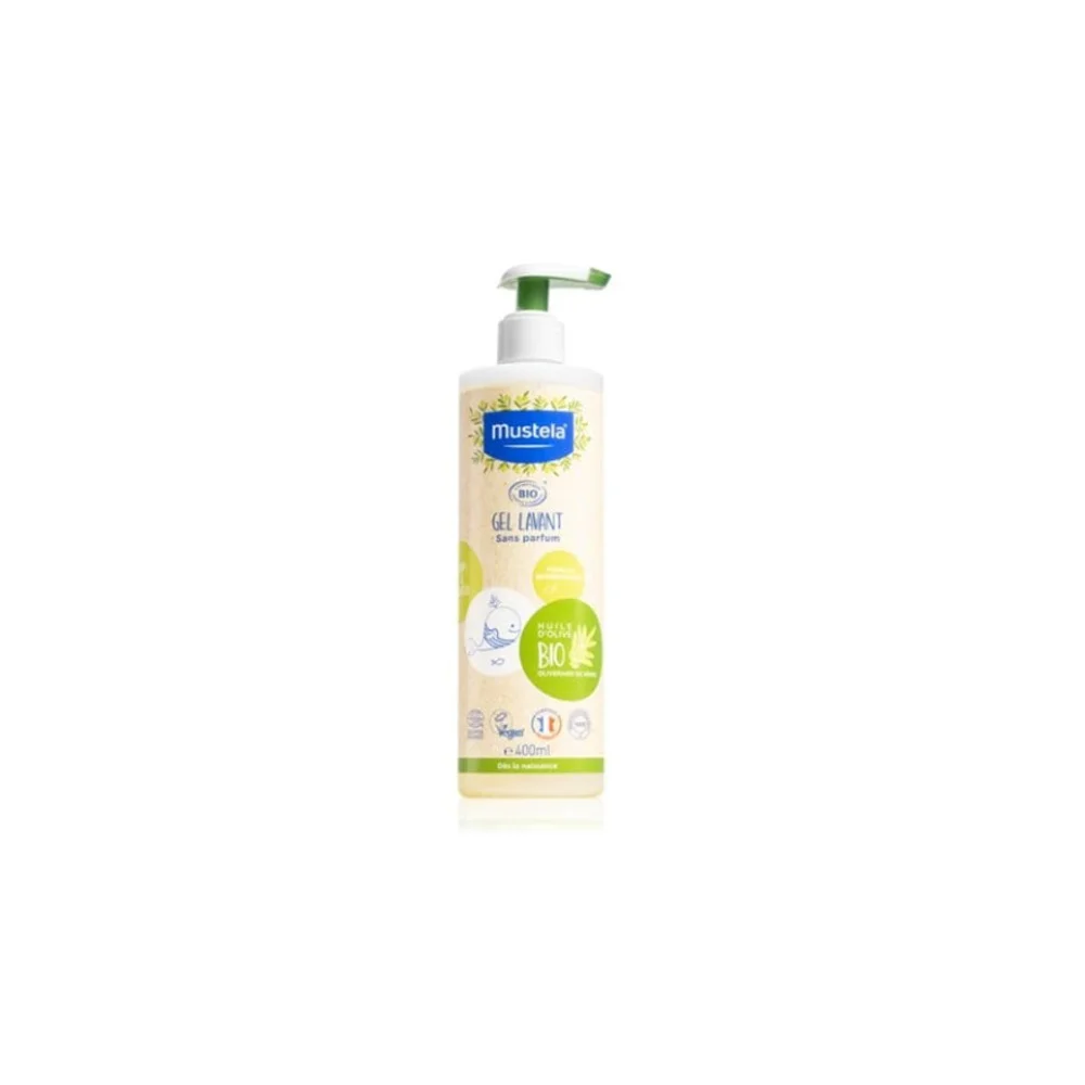 Mustela Bio Cleansing Gel Τζελ Καθαρισμού Για Μαλλιά & Σώμα 400ml