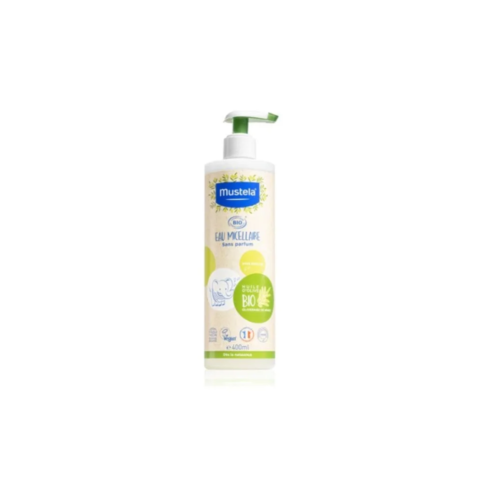 Mustela Bio Micellar Water Μικκυλιακό Nερό Kαθαρισμού Για Μωρά 400ml