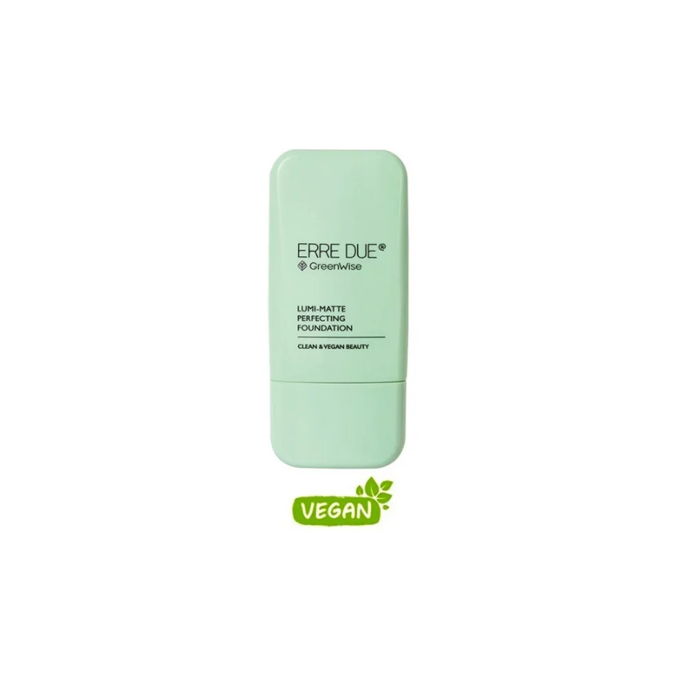 Erre Due GreenWise Lumi-Matte Perfecting Foundation Cream Ivory 102 22.5ml