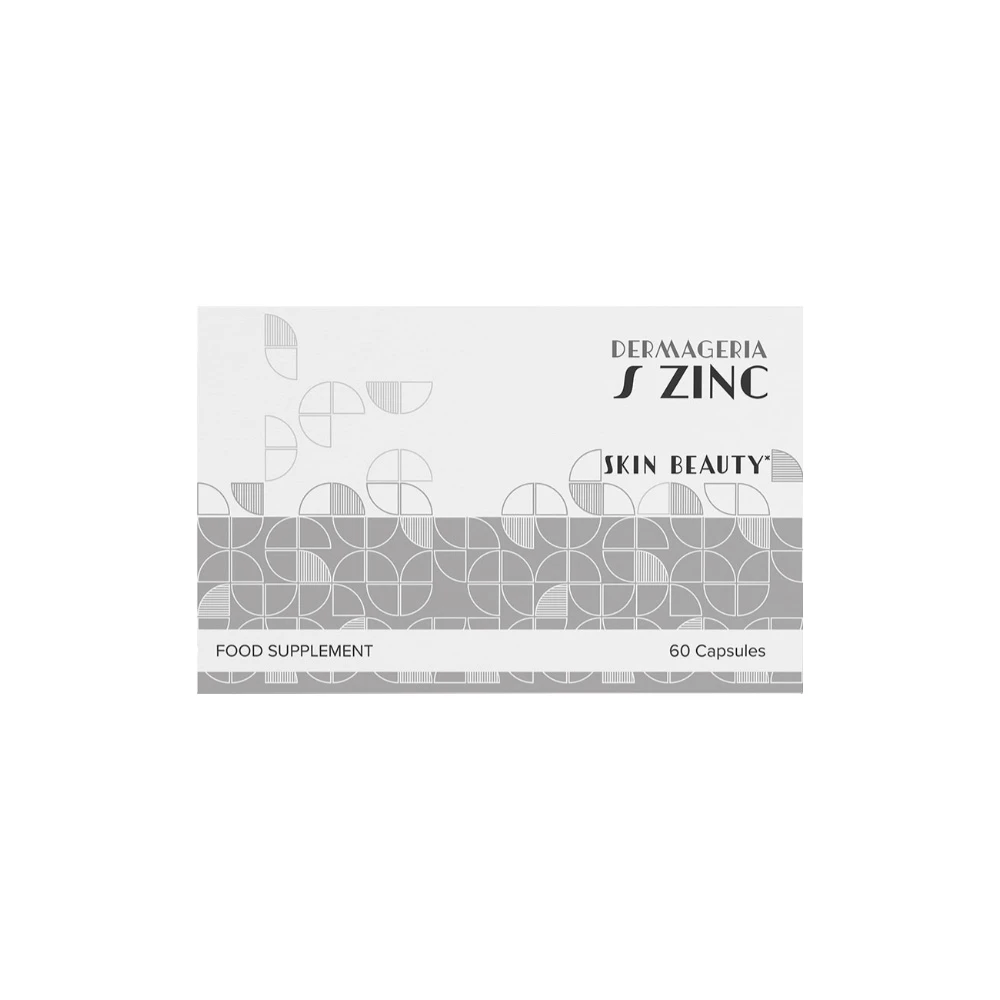 Dermageria S Zinc Skin Beauty Συμπλήρωμα Διατροφής Με Ψευδάργυρο 60 κάψουλες