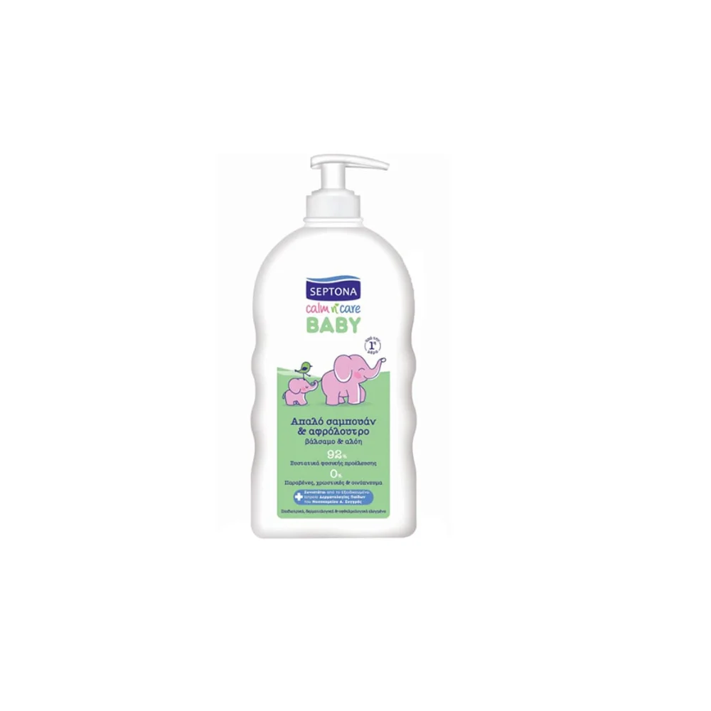 Septona Baby Calm N' Care Gentle Baby Shampoo & Shower Gel With Balm & Aloe 500ml
